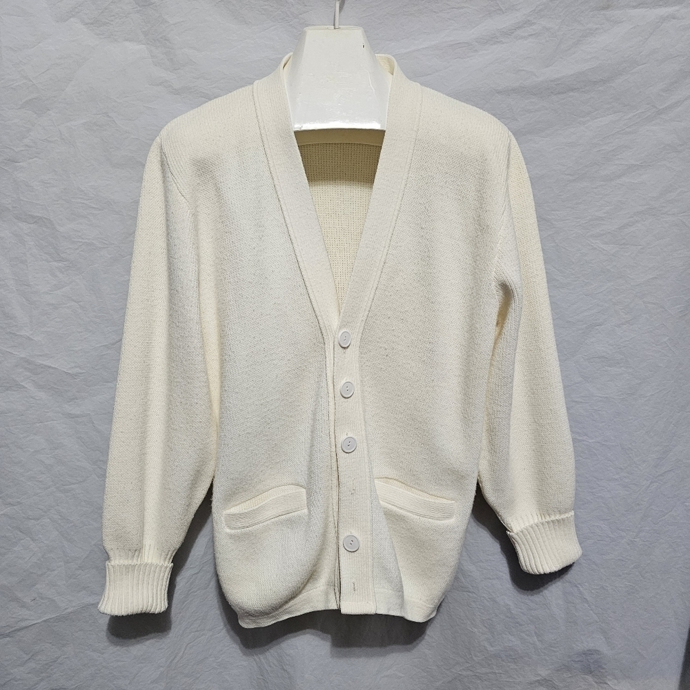 Vintage McBriar Cardigan Sweater Cream